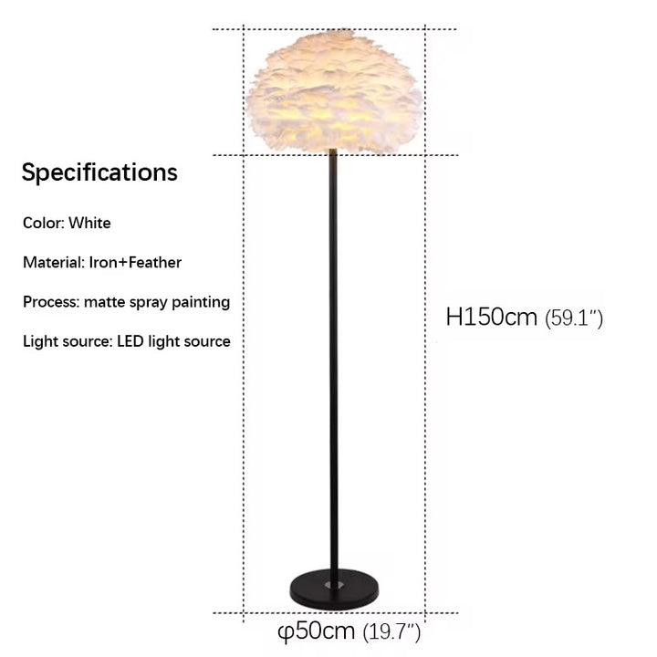 Feather Glow Lamp – Floor or Table Lamps