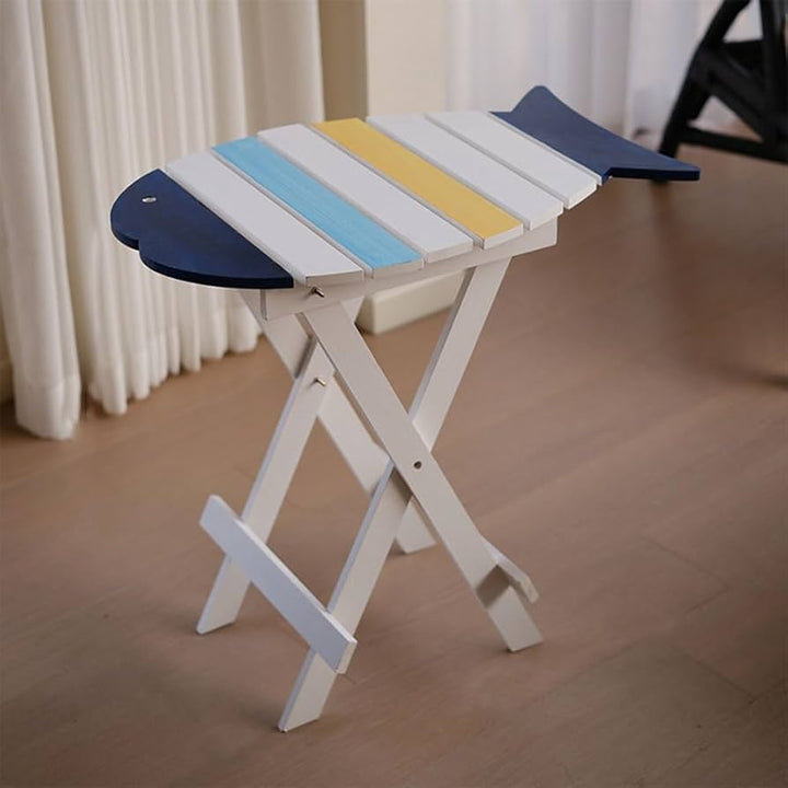 Folding Surfboard Style Wooden Table