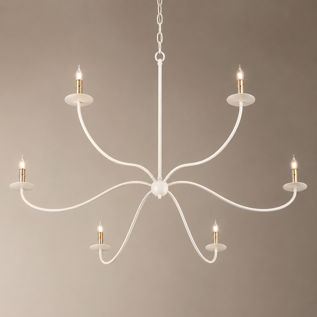 Minimalist Sprawling Chandelier for Living Room