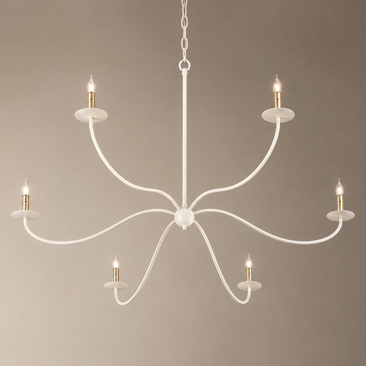 Minimalist Sprawling Chandelier for Living Room