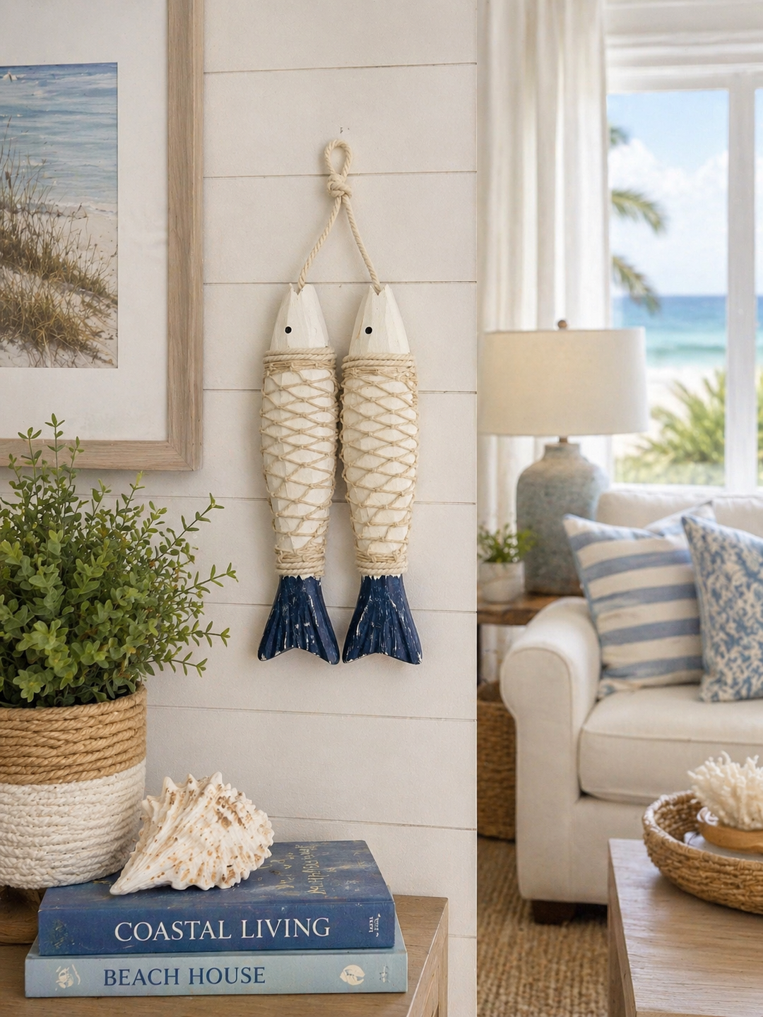 Decorative Hanging Fish Pair