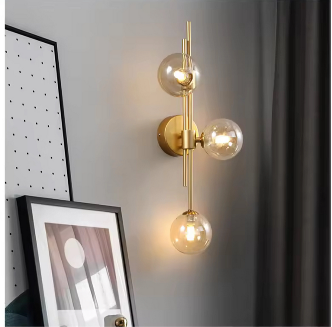 Modern Brass Wall Light