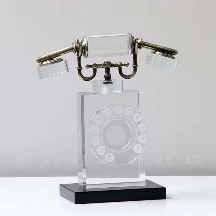 Vintage Crystal Telephone Decor