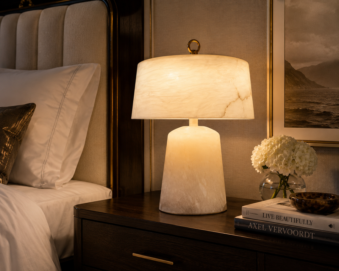 Spanish Alabaster Table Lamp