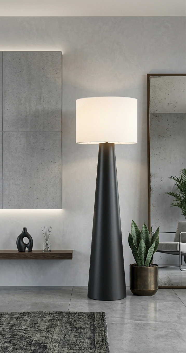 Modern Cone Base Floor Lamp