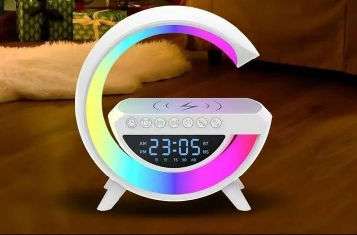 LED Smart Alarm Clock with Wireless Charging