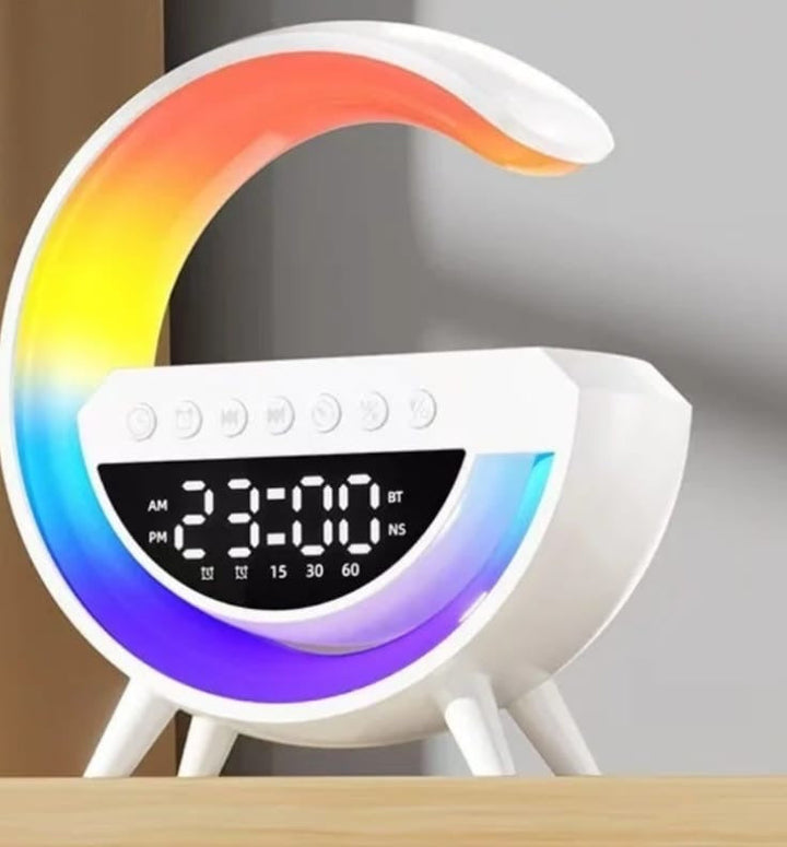 LED Smart Alarm Clock with Wireless Charging