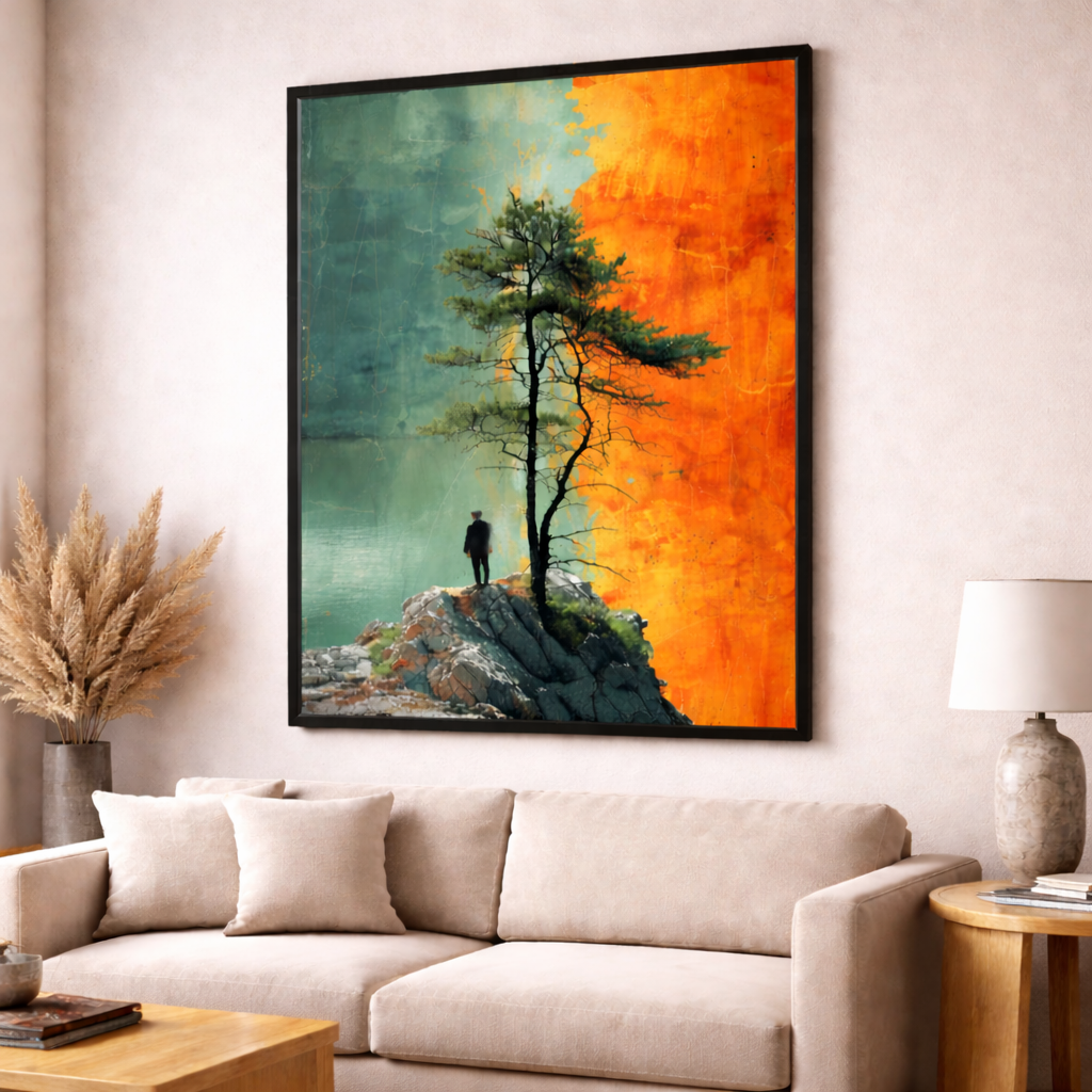 Solitary Tree Canvas