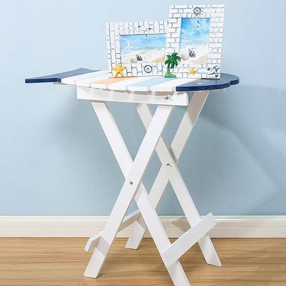 Folding Surfboard Style Wooden Table