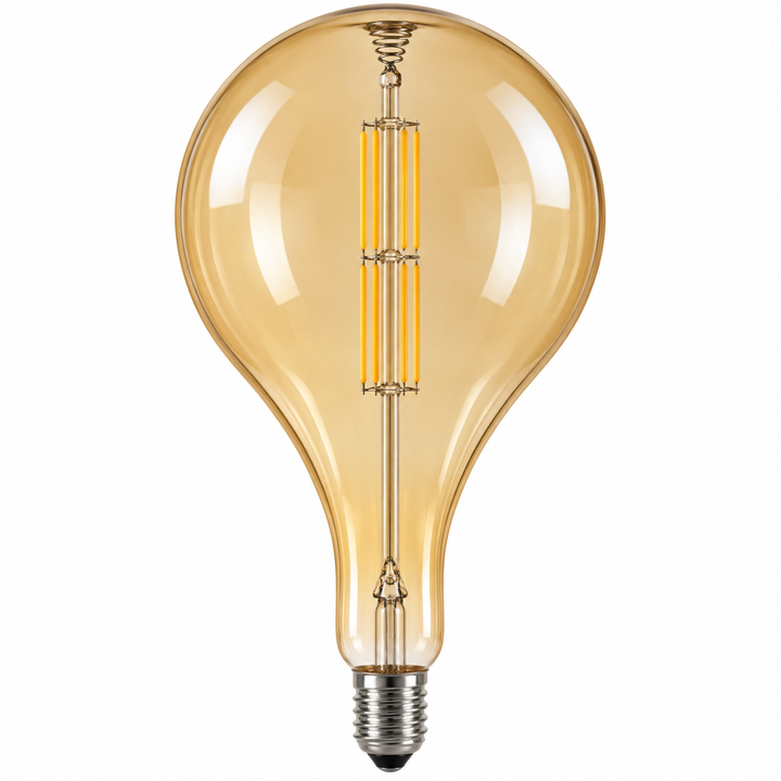 Amber Glass Teardrop Bulb 💡