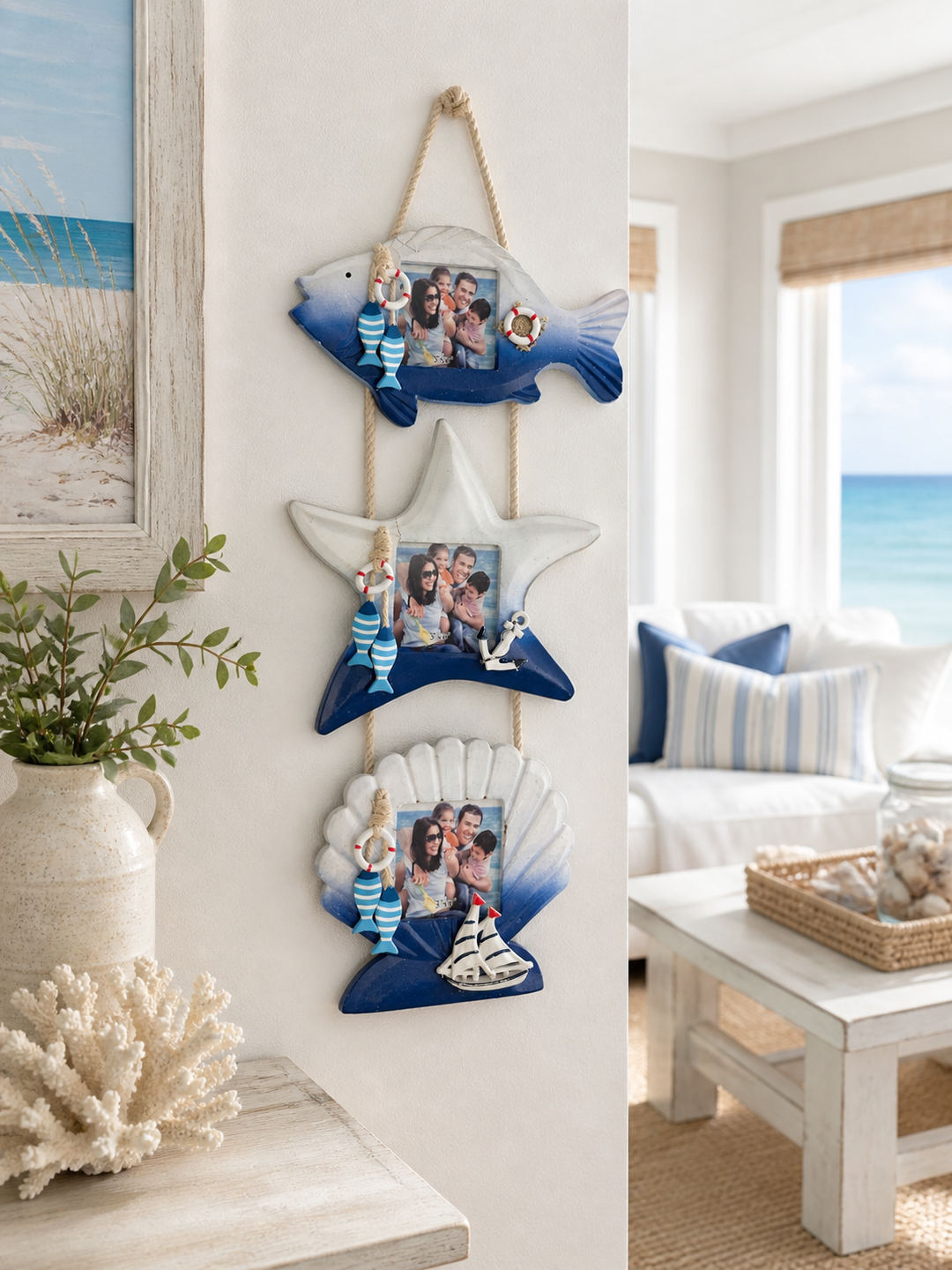 Nautical Hanging Photo Frame
