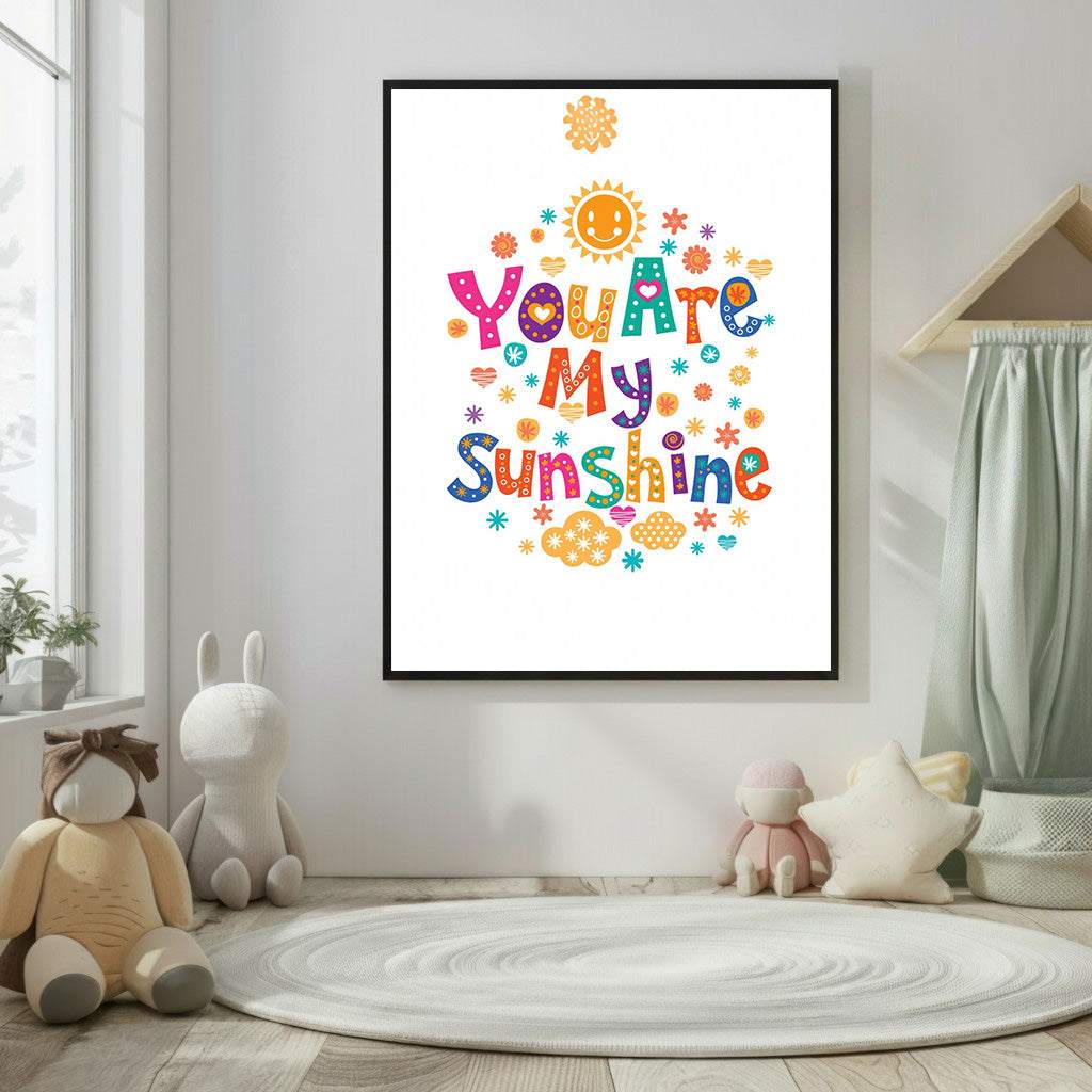 You Are My Sunshine Kids Canvas Art
