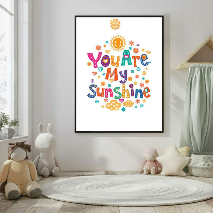 You Are My Sunshine Kids Canvas Art