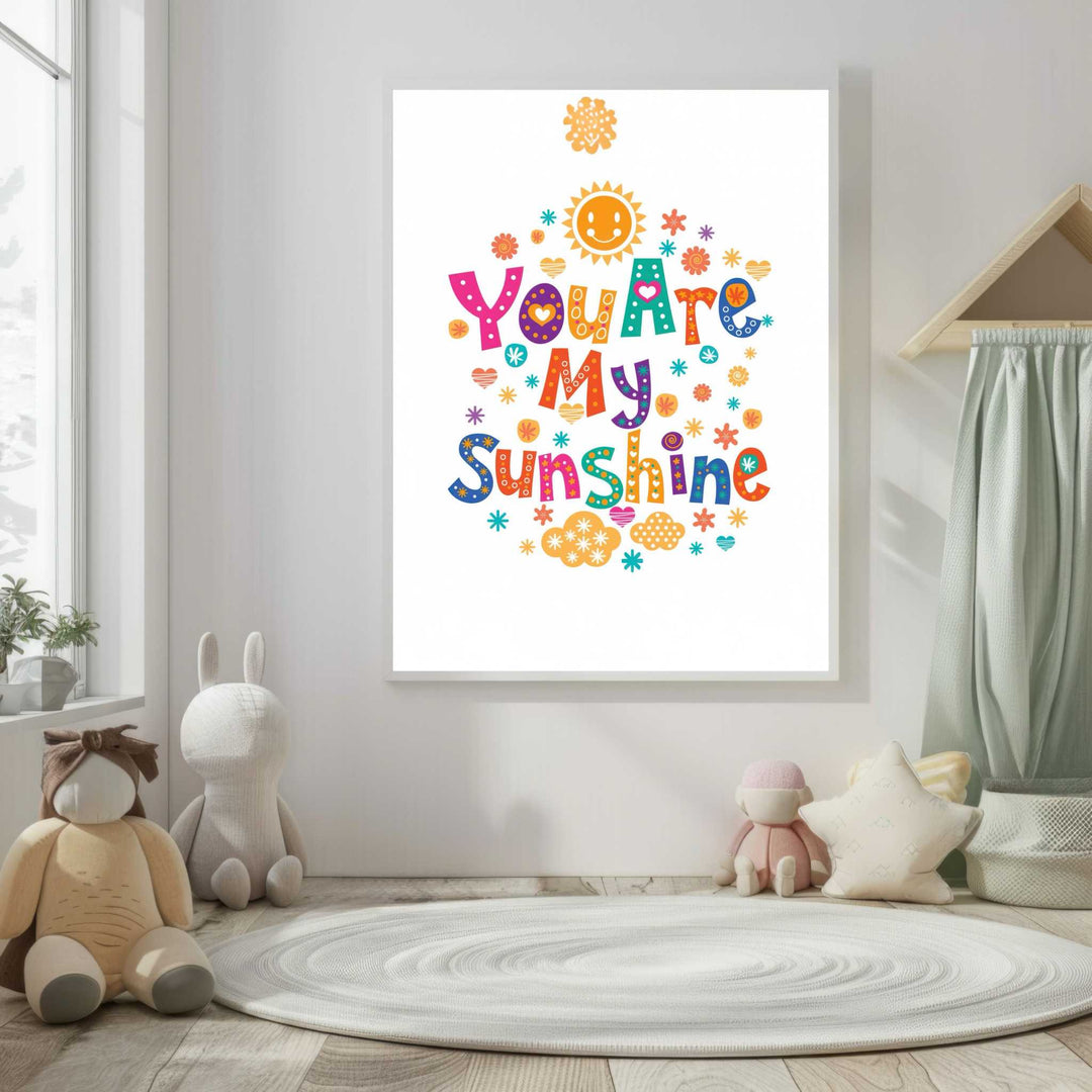 You Are My Sunshine Kids Canvas Art