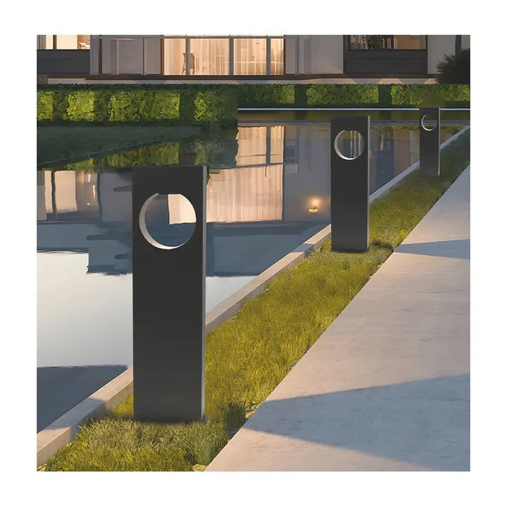 Modern LED Flat Hole Lawn Lamp