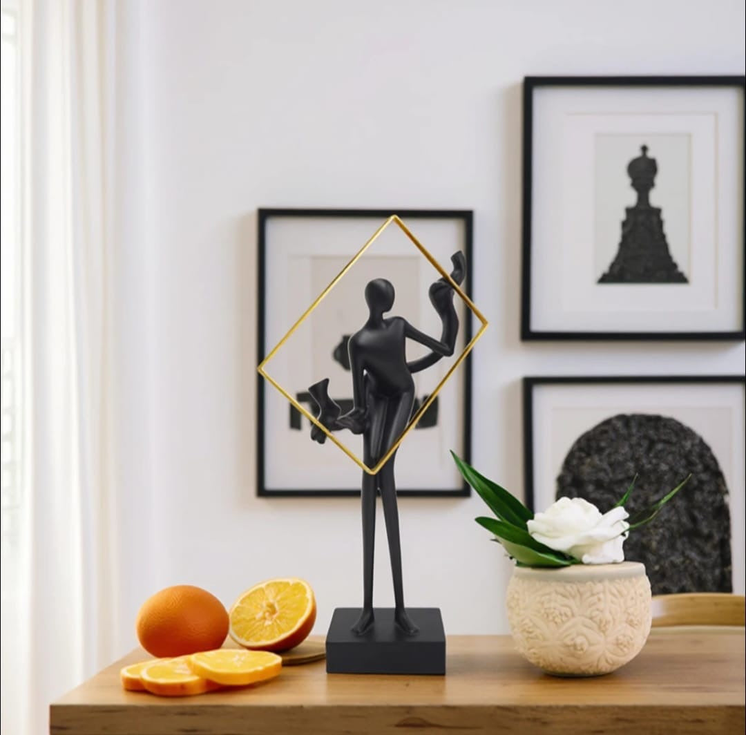 Abstract Frame Dancer Sculpture