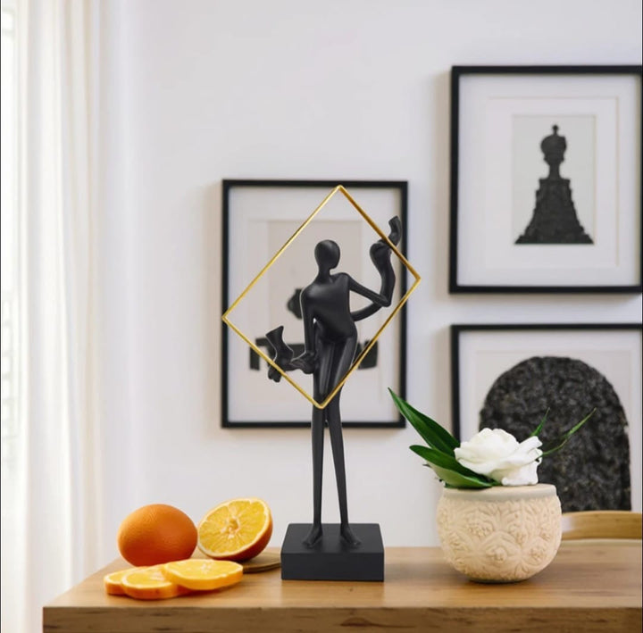 Abstract Frame Dancer Sculpture