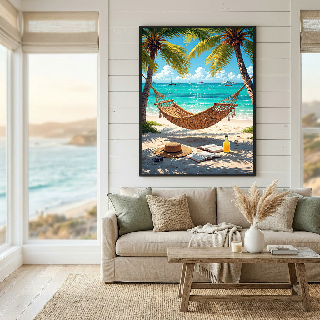 Tropical Hammock Beach Canvas