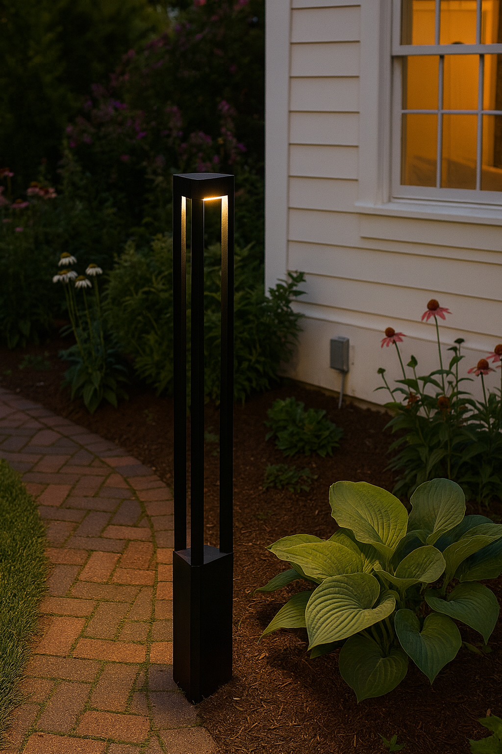 Modern Outdoor Bollard Light