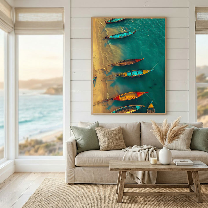 Amalfi Coast Positano View Canvas