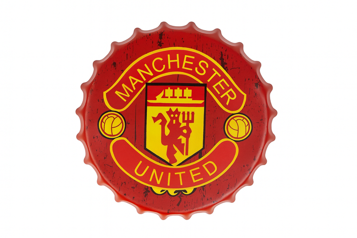 Manchester United - Bottle Cap Wall Art