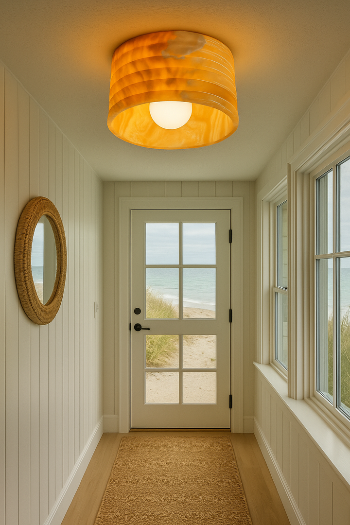 Alabaster Ceiling Light