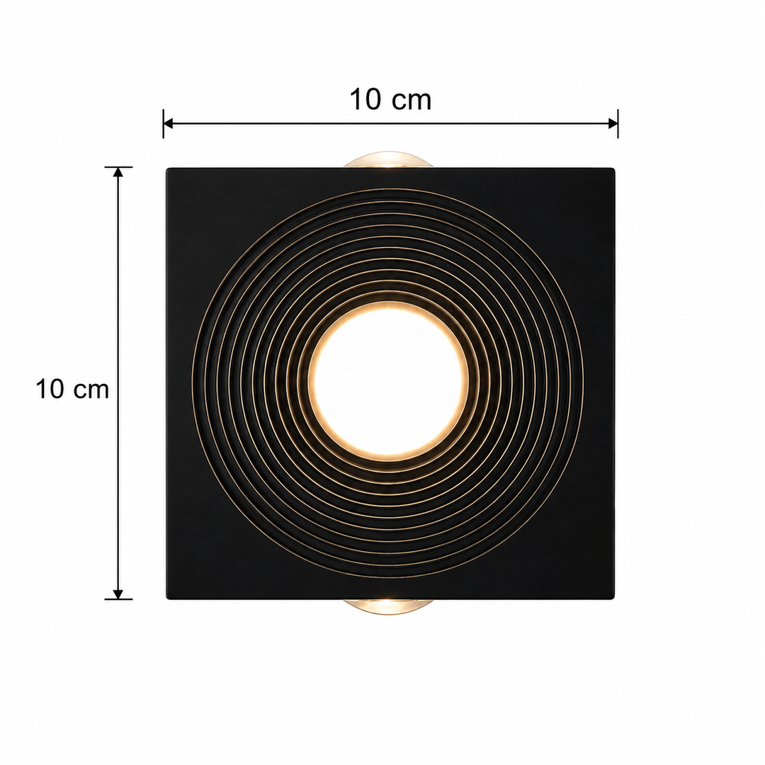 Square Halo Wall Light