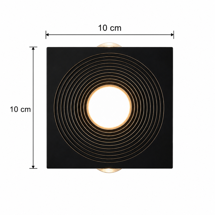 Square Halo Wall Light