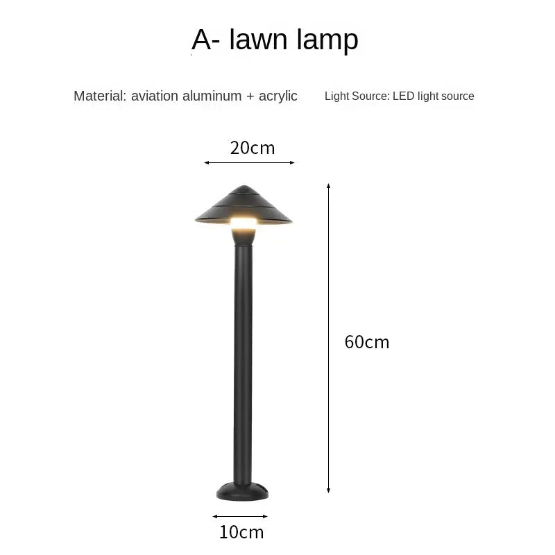 Modern LED Lawn Lamp