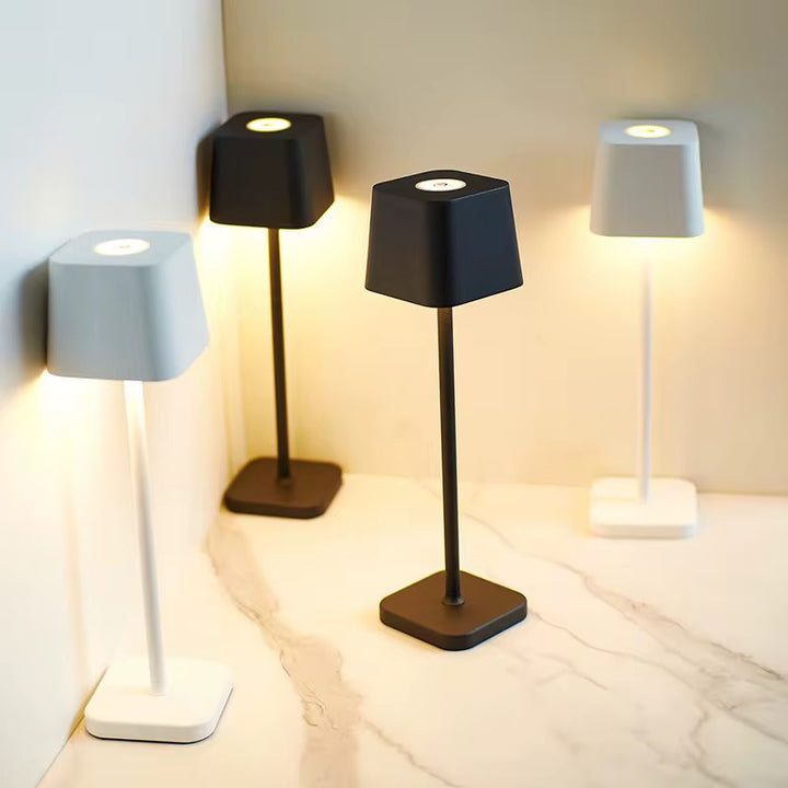 Modern Rechargeable LED Table Lamp - Touch Dimmable with USB-C Charging