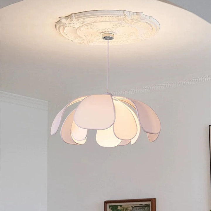 Modern Pendant Light with Petal-Shaped Shade