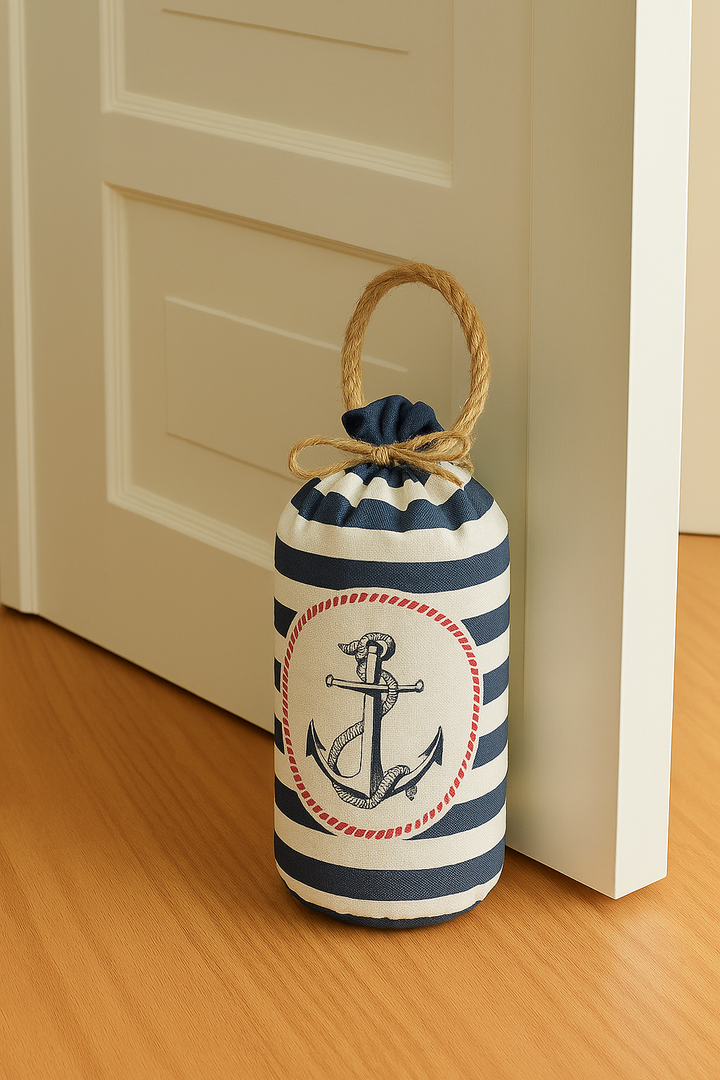 Striped Anchor Door Stopper
