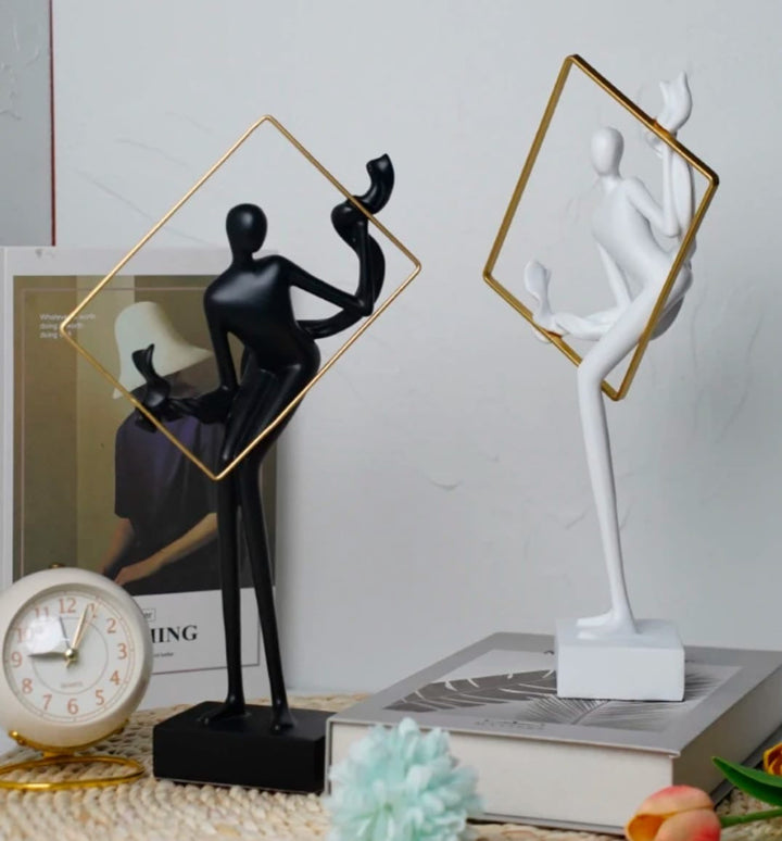 Abstract Frame Dancer Sculpture