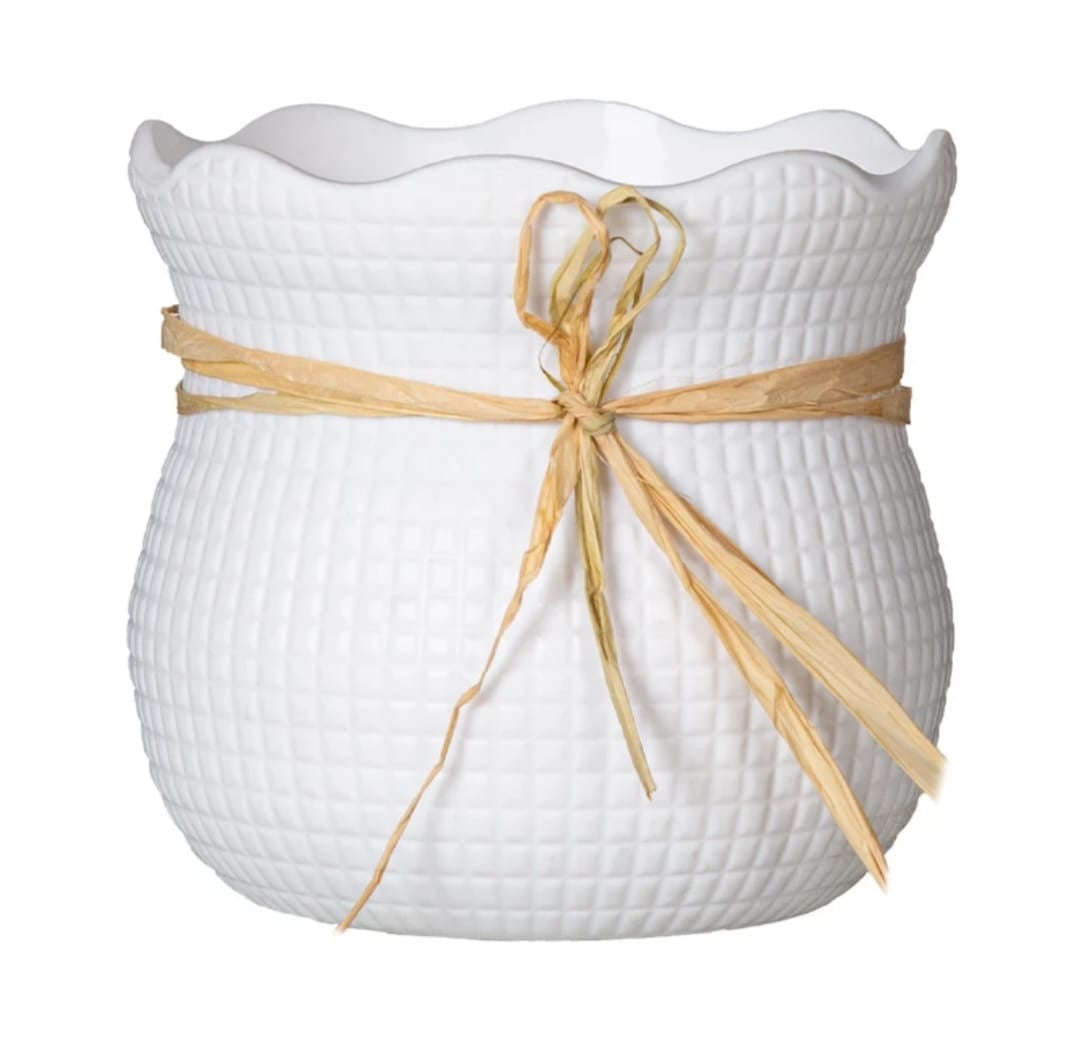 Artificial Flower Pots Set of 4 different colors