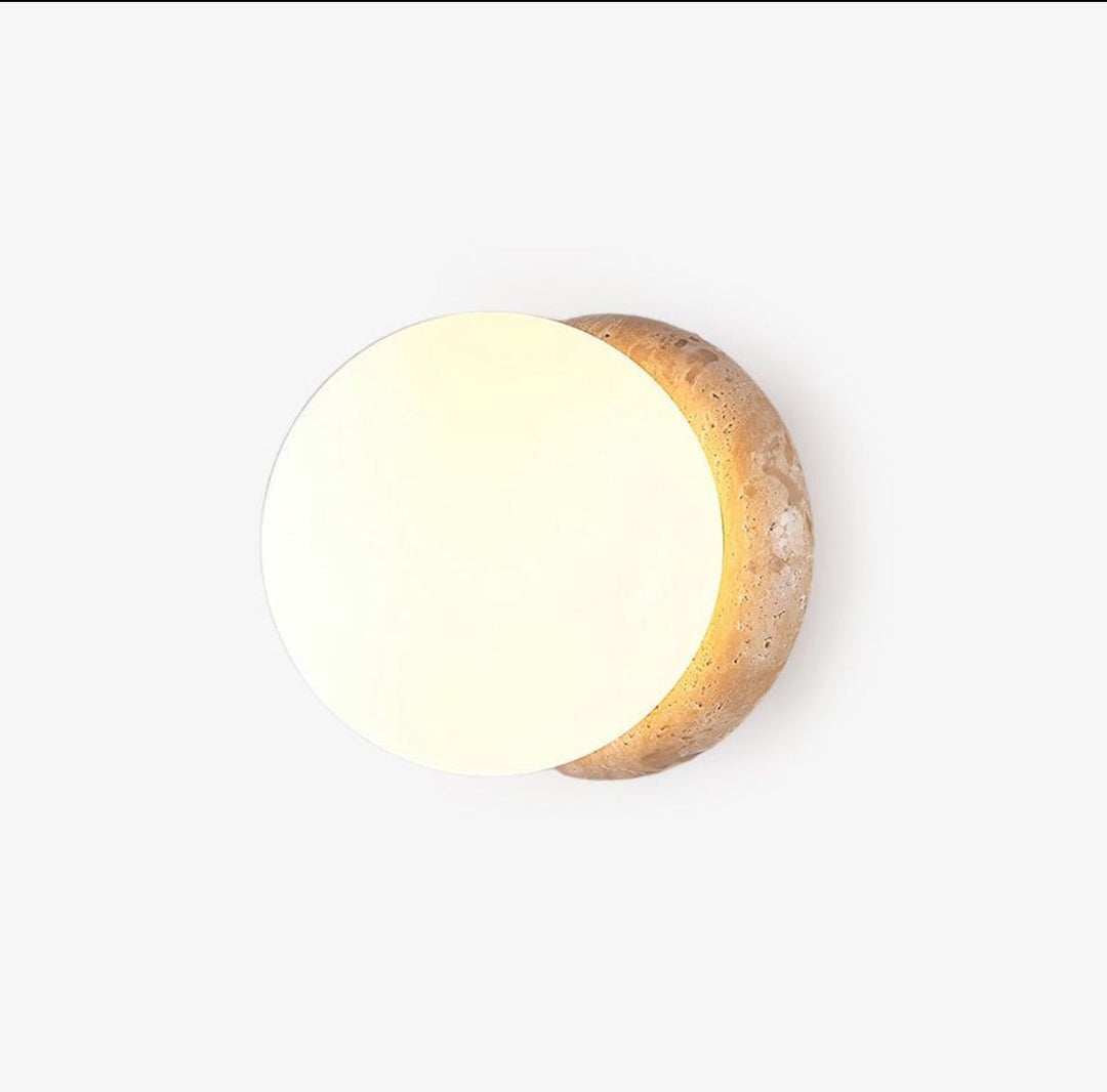 Stone Globe Wall Light