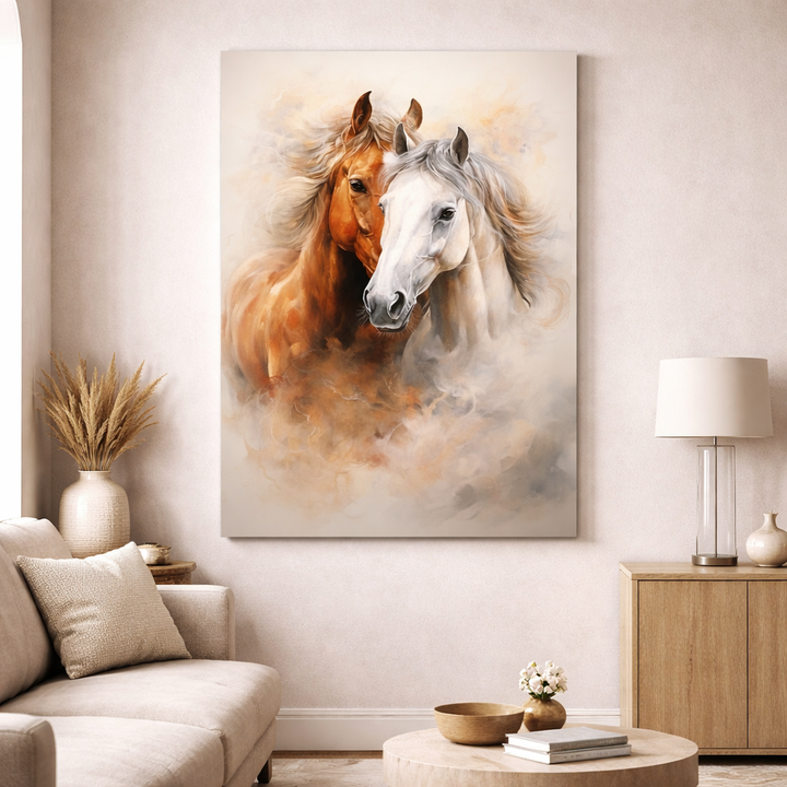 Dual Horses Canvas