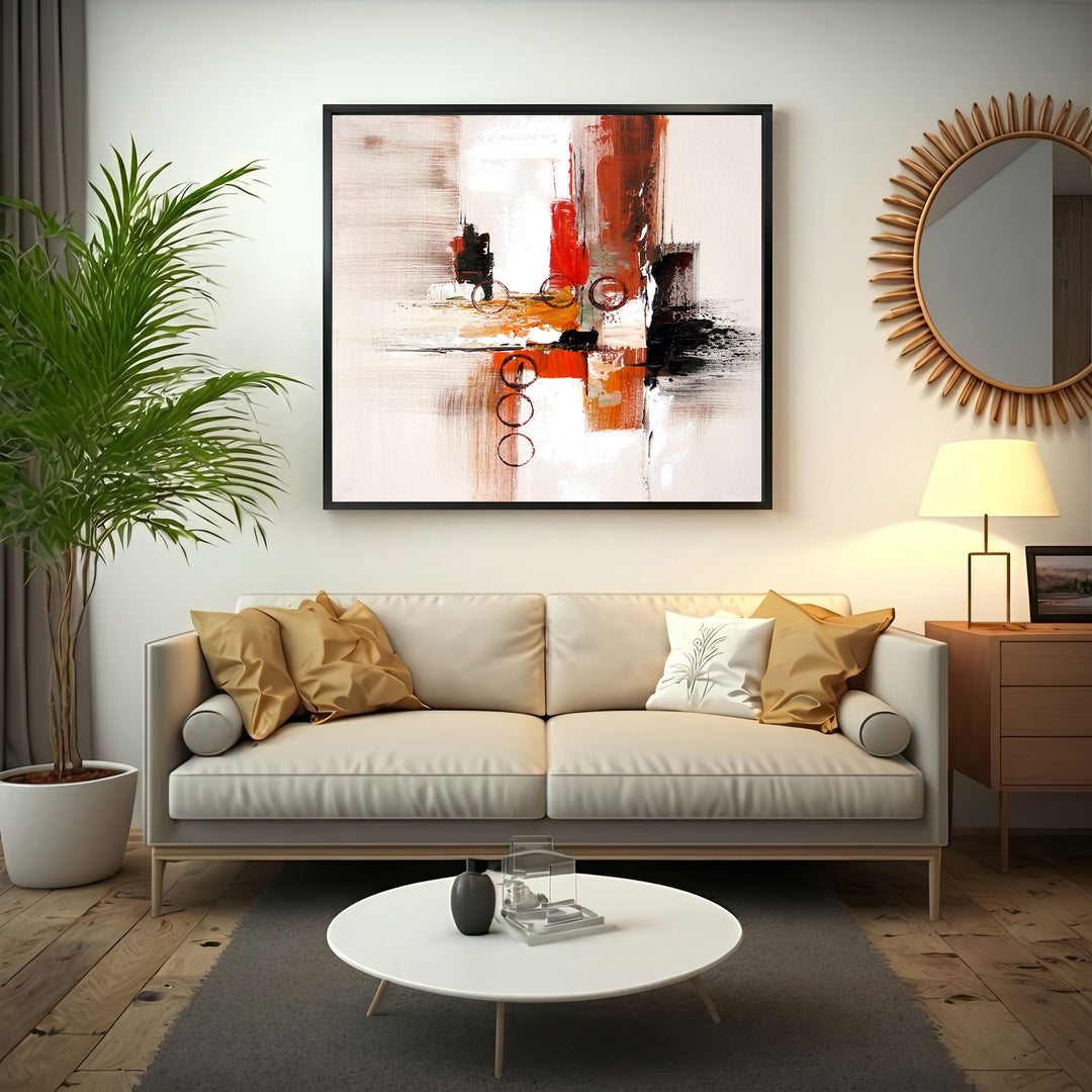 Modern Abstract Geometric Balance Wall Art