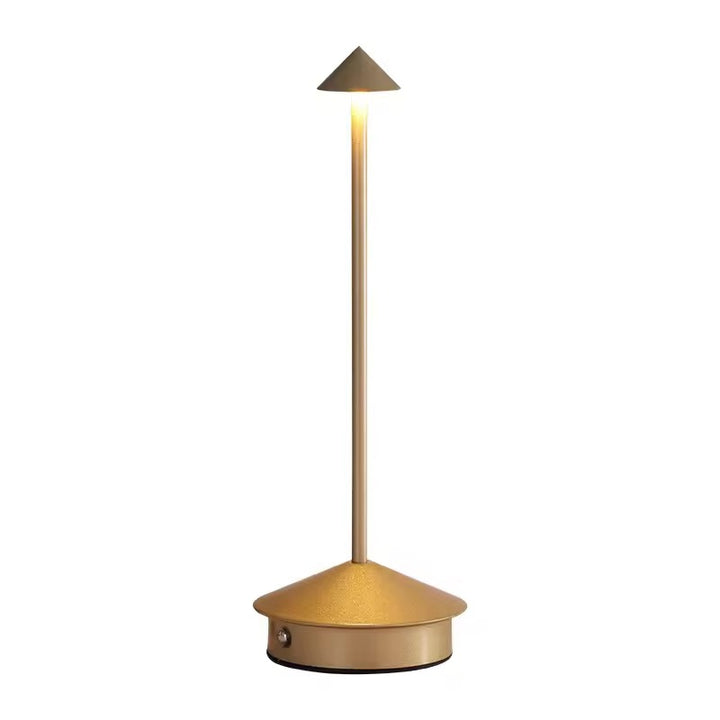Modern Metallic Rechargeable Table Lamp