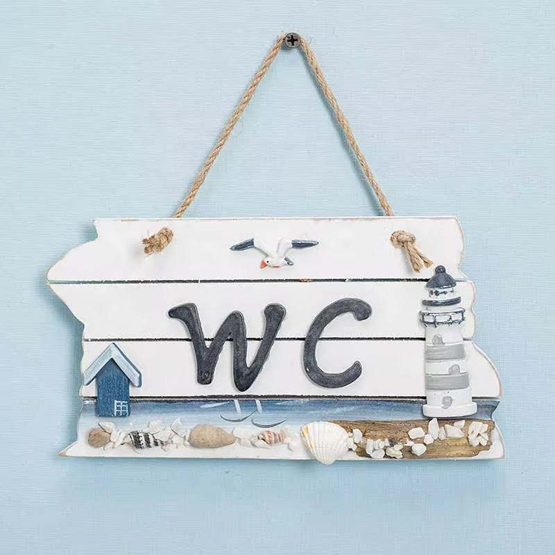 WC Nautical Wall Sign