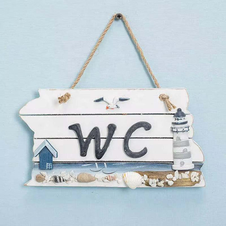 WC Nautical Wall Sign