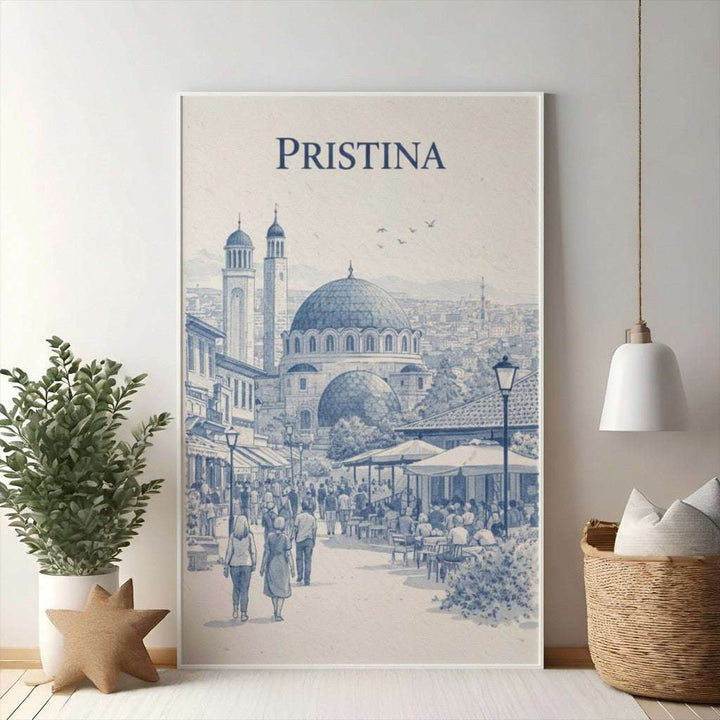 Pristina Cityscape Illustration