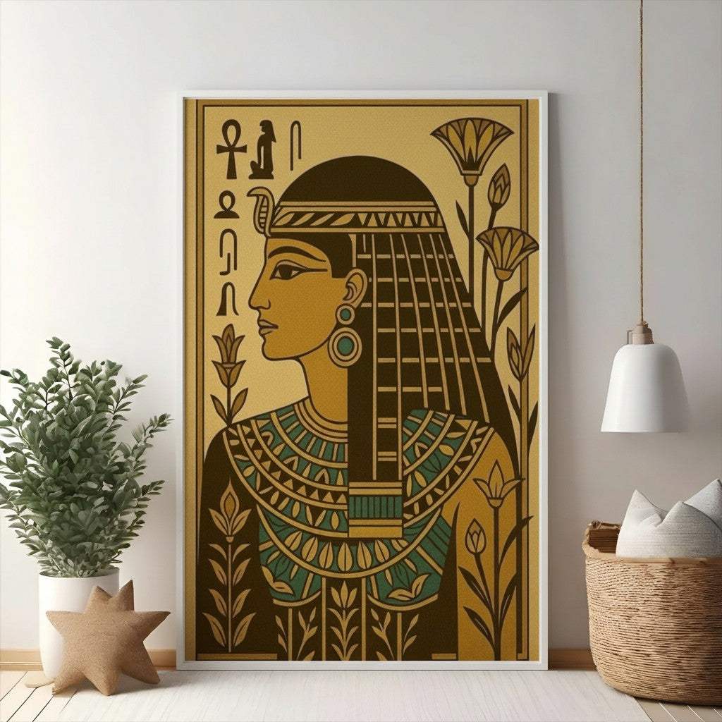 Ancient Egyptian Queen Portrait Wall Art