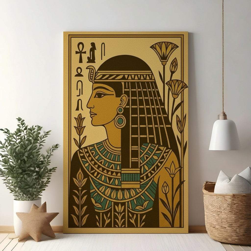 Ancient Egyptian Queen Portrait Wall Art