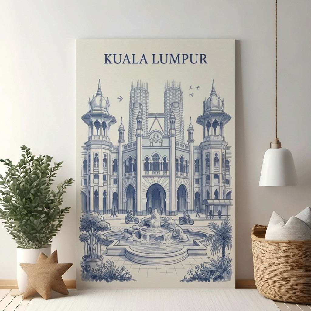 Kuala Lumpur Architectural Landmark Poster