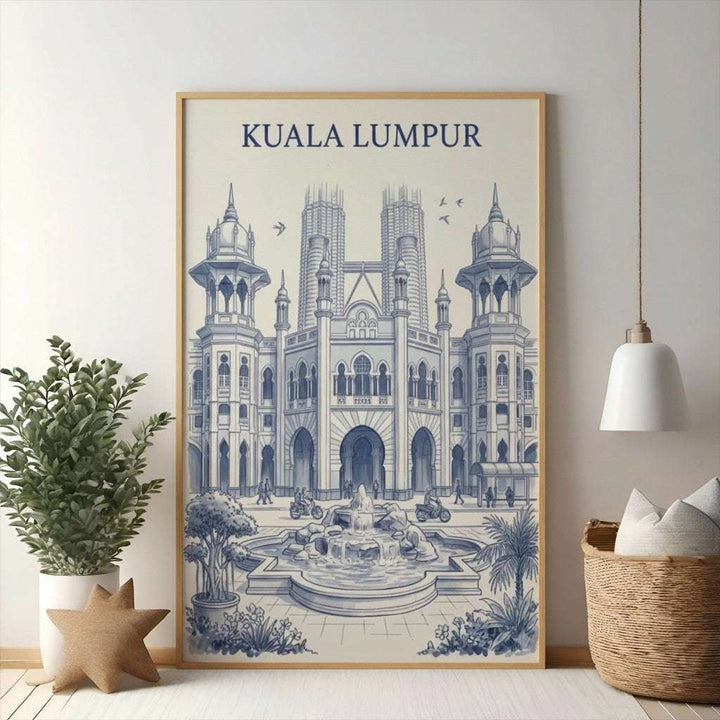 Kuala Lumpur Architectural Landmark Poster