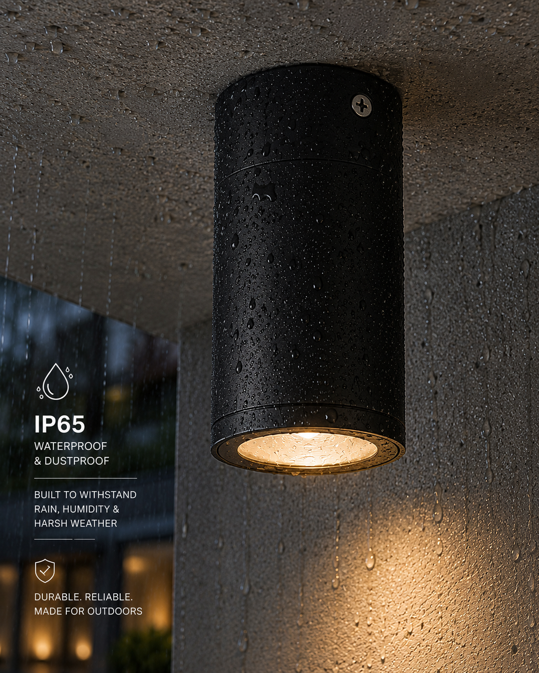 IP65 Outdoor Cylinder Spotlight