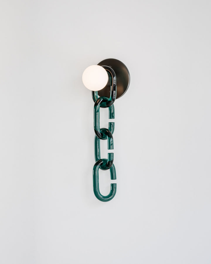 Modern Chain Globe Pendant Light