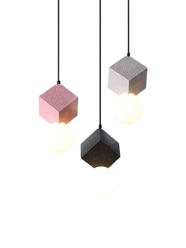 Geometric Globe Pendant Lights