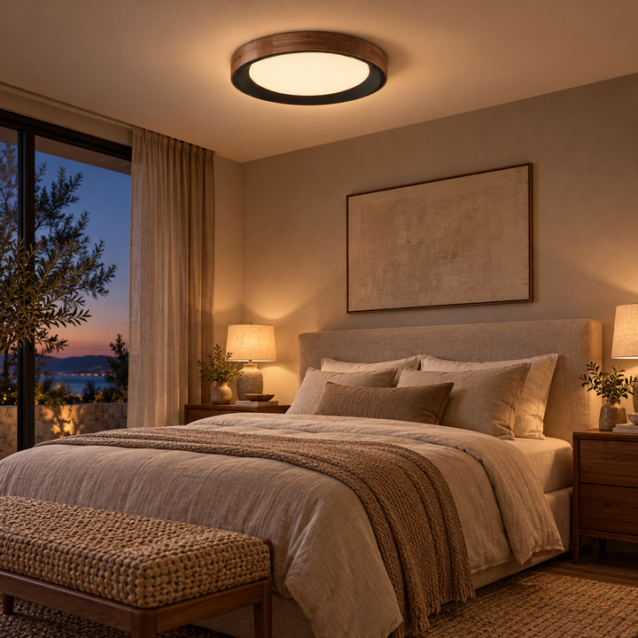 Modern Two-Tone Circular Ceiling Light