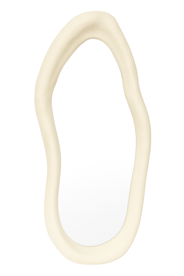 Irregular Fiber Wall Mirror